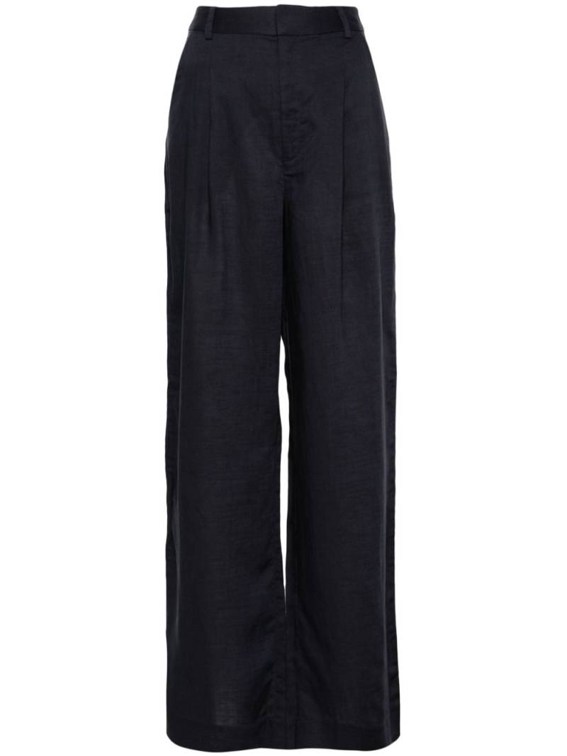 Gestuz Lizagz high-waist wide-leg trousers - Blue von Gestuz