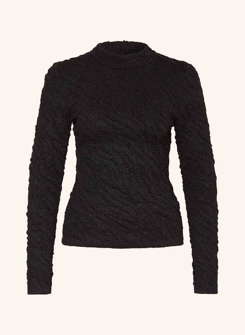 Gestuz Pullover Pillagz Mit Cut-Out Und Glitzergarn schwarz von Gestuz