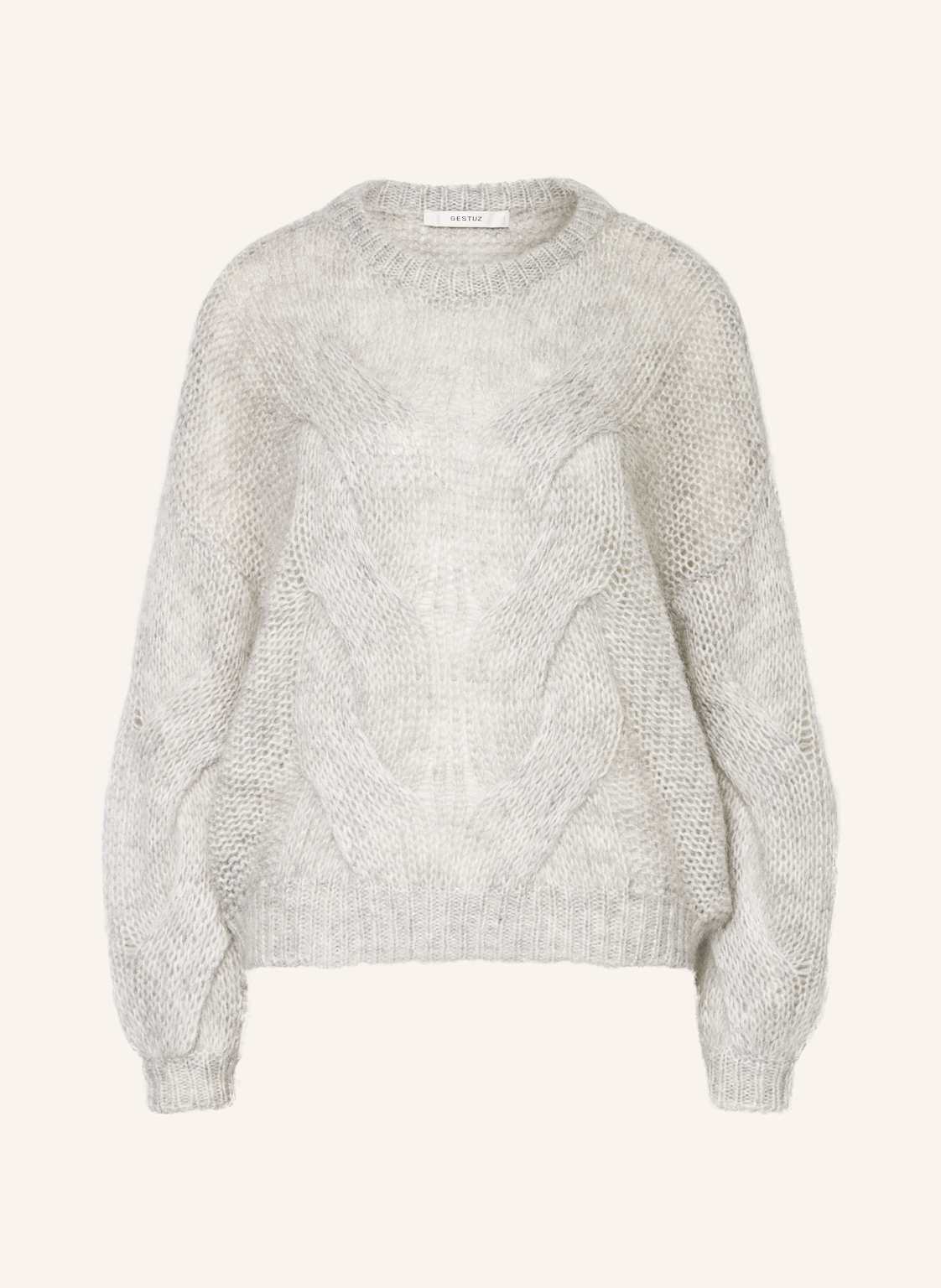 Gestuz Pullover Zeniagz Mit Mohair grau Gestuz Pullover Zeniagz Mit Mohair grau von Gestuz
