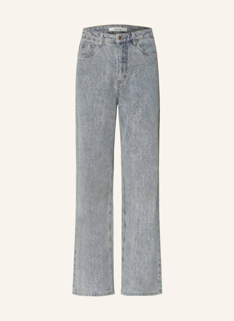 Gestuz Straight Jeans Giannagz blau von Gestuz