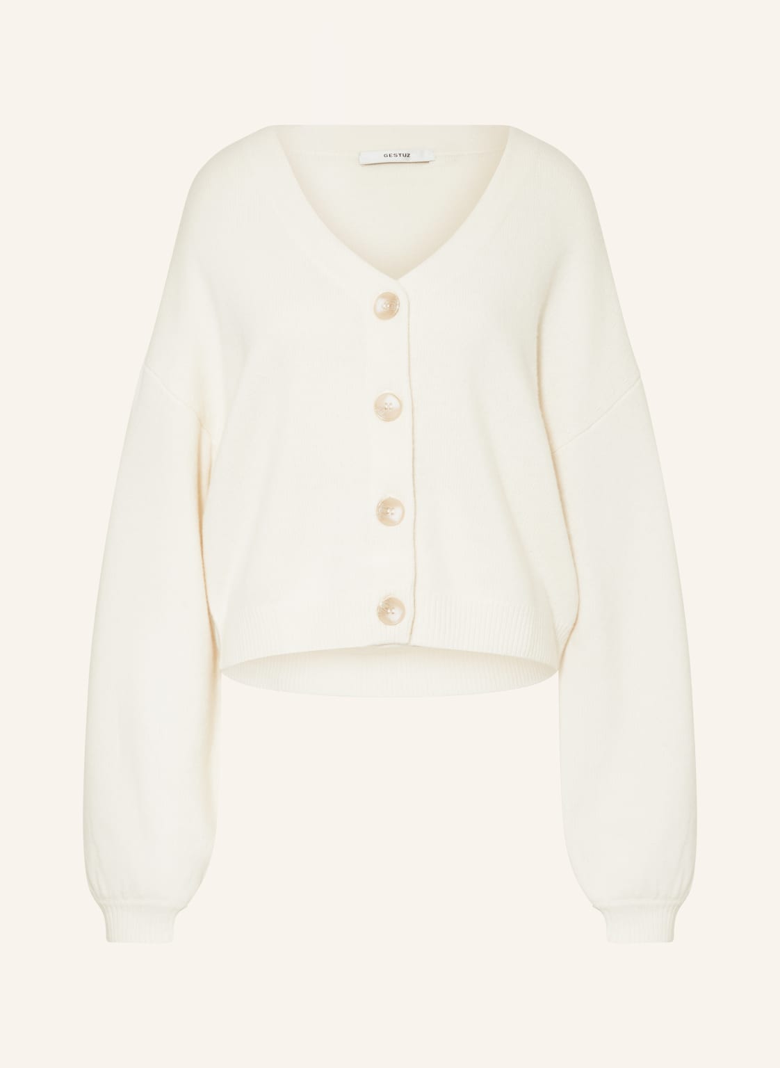 Gestuz Strickjacke Manigz weiss Gestuz Strickjacke Manigz weiss von Gestuz
