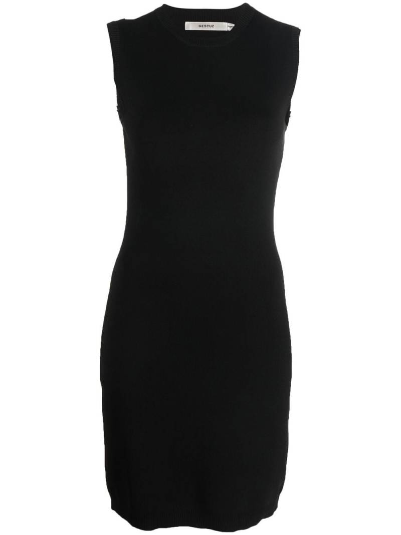 Gestuz cut-out detail mini dress - Black von Gestuz