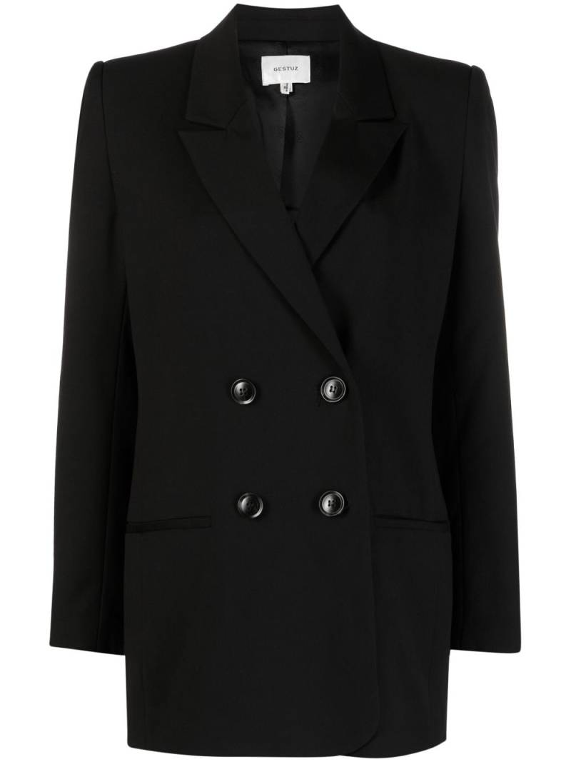 Gestuz double-breasted blazer - Black von Gestuz