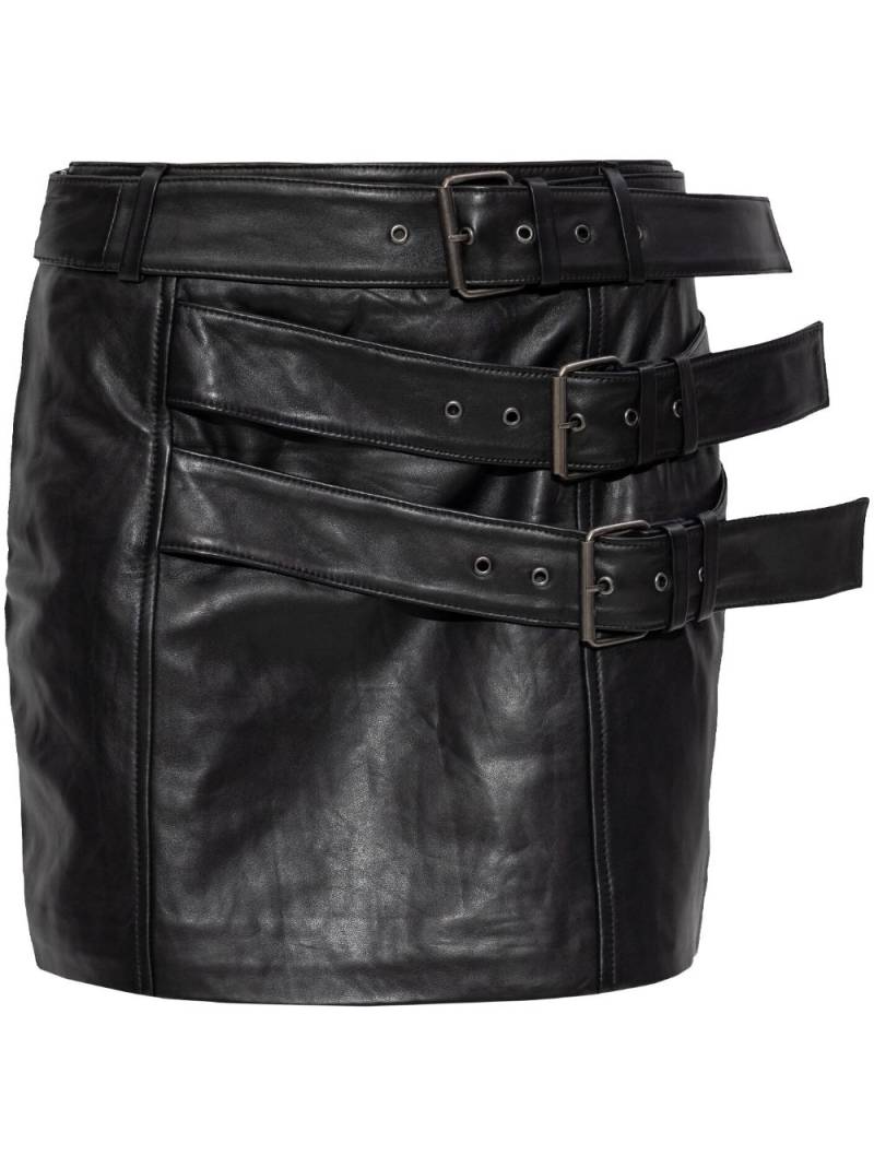 Gestuz leather skirt - Black von Gestuz