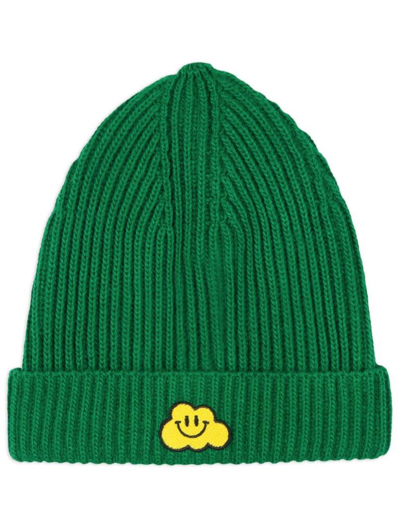 Ghayme cloud-appliqué beanie - Green von Ghayme