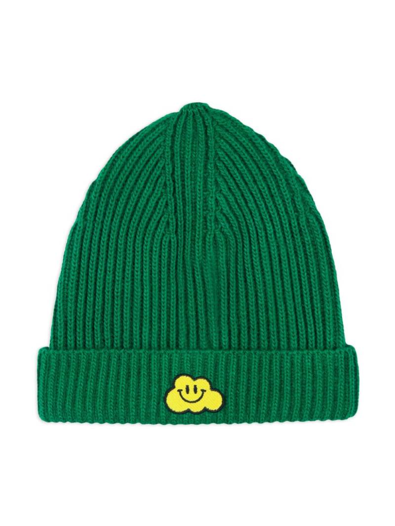 Ghayme cloud-appliqué beanie - Green von Ghayme