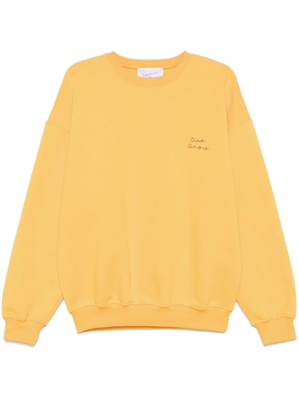 Giada Benincasa Ciao Amore embroidered sweatshirt - Yellow von Giada Benincasa