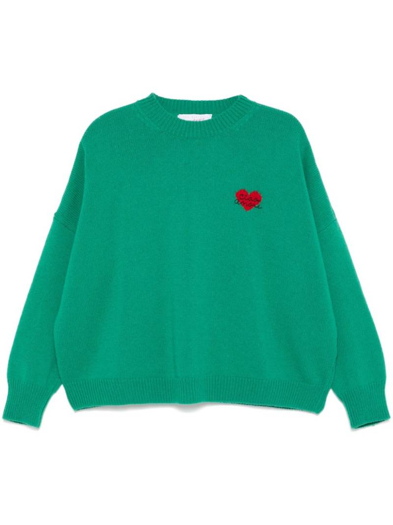 Giada Benincasa Ciao Amore sweater - Green von Giada Benincasa