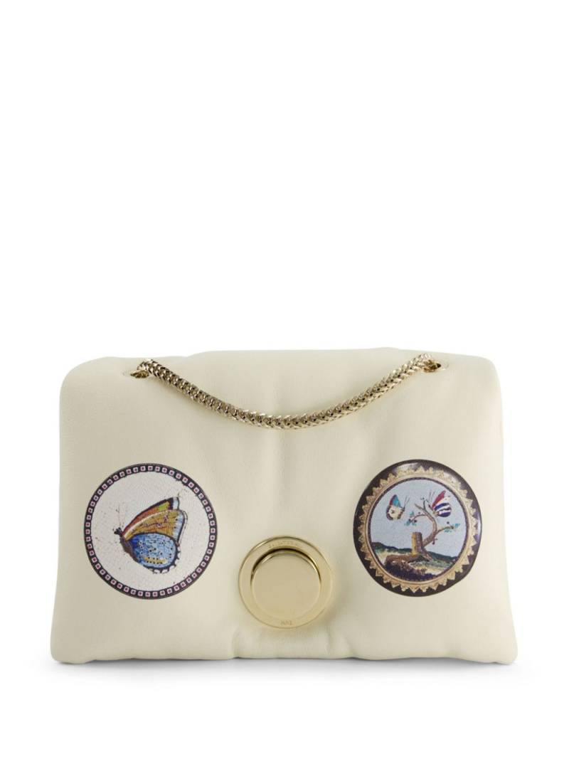 Giambattista Valli Airbag Micromosaic-print shoulder bag - White von Giambattista Valli