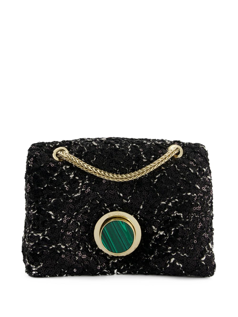 Giambattista Valli Airbag tweed mini bag - Black von Giambattista Valli