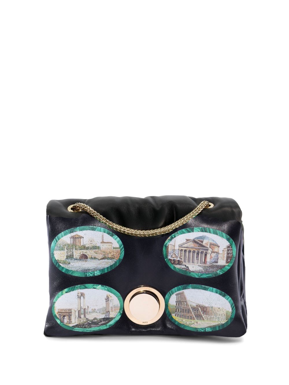 Giambattista Valli Four Mosaiques Airbag mini bag - Black von Giambattista Valli