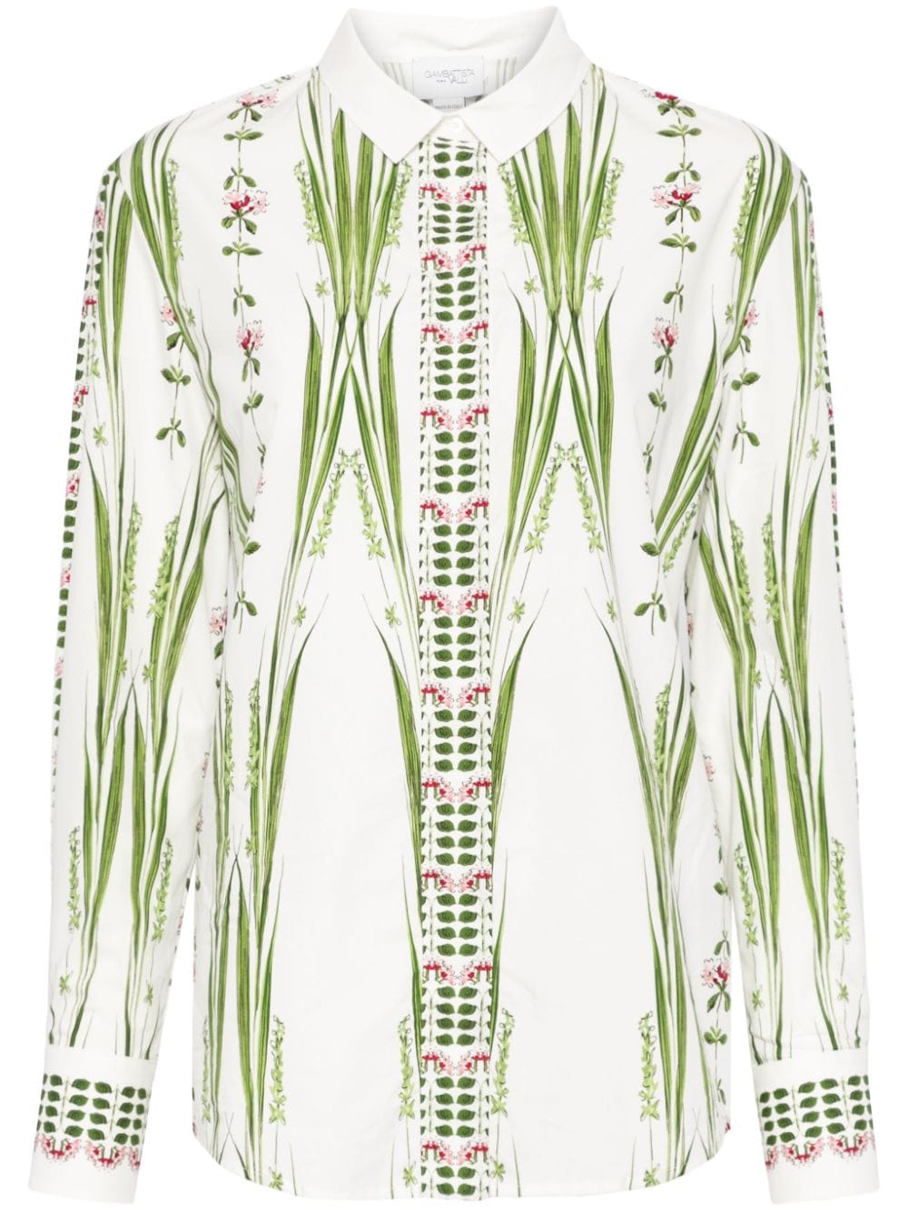 Giambattista Valli Jardin Du Cap-print shirt - White von Giambattista Valli