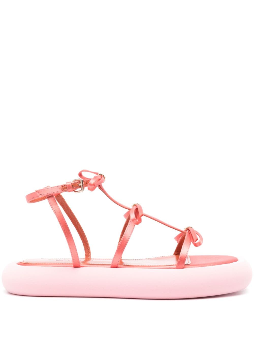 Giambattista Valli bow-embellished platform sandals - Pink von Giambattista Valli