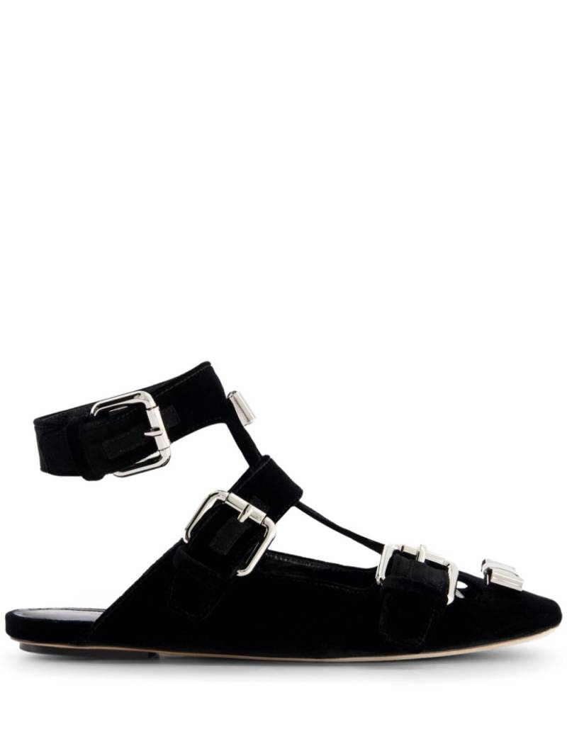 Giambattista Valli buckled sandals - Black von Giambattista Valli