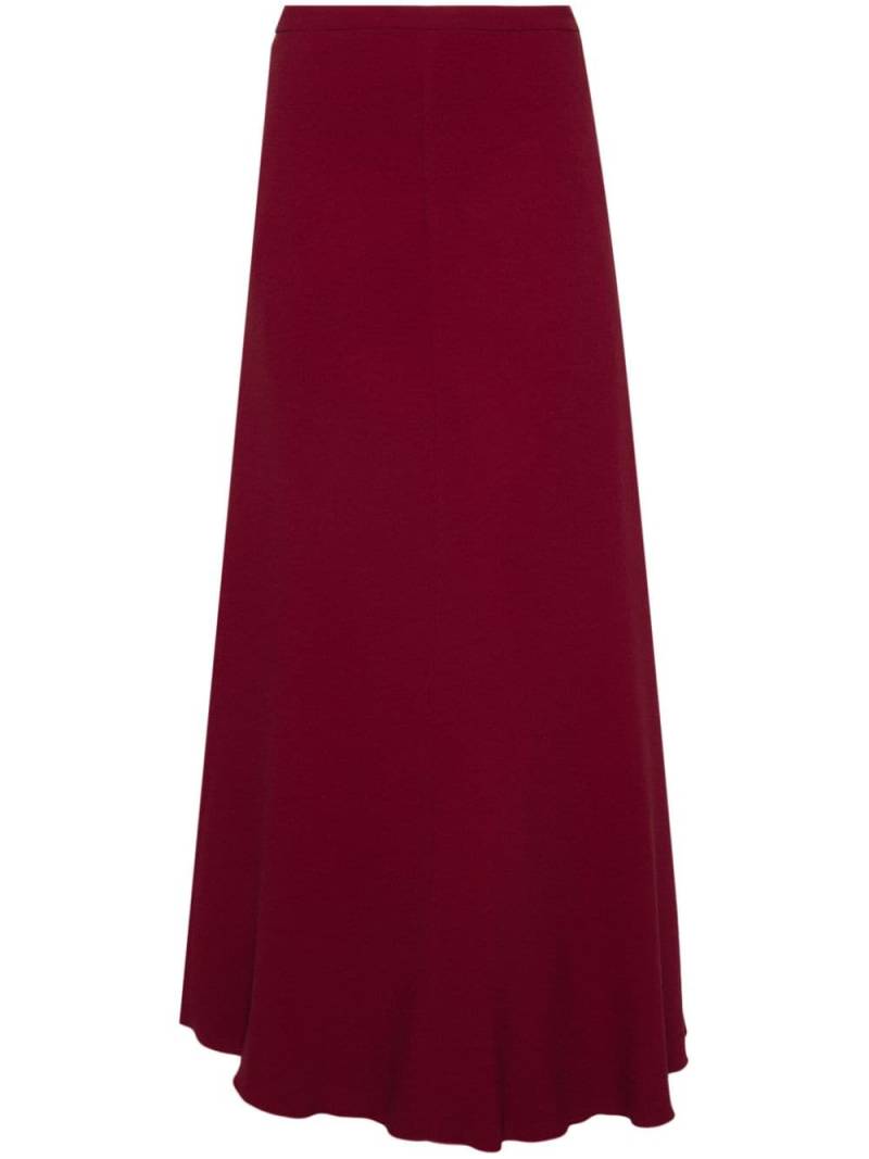 Giambattista Valli crepe maxi skirt - Red von Giambattista Valli