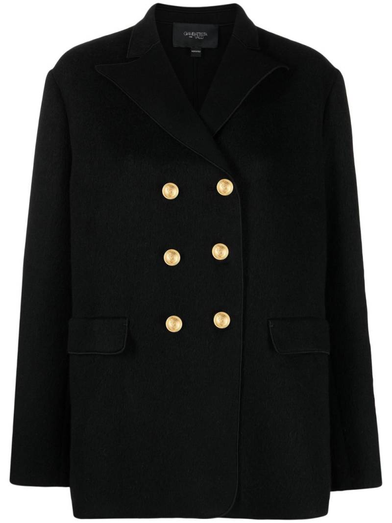 Giambattista Valli decorative button double-breasted jacket - Black von Giambattista Valli