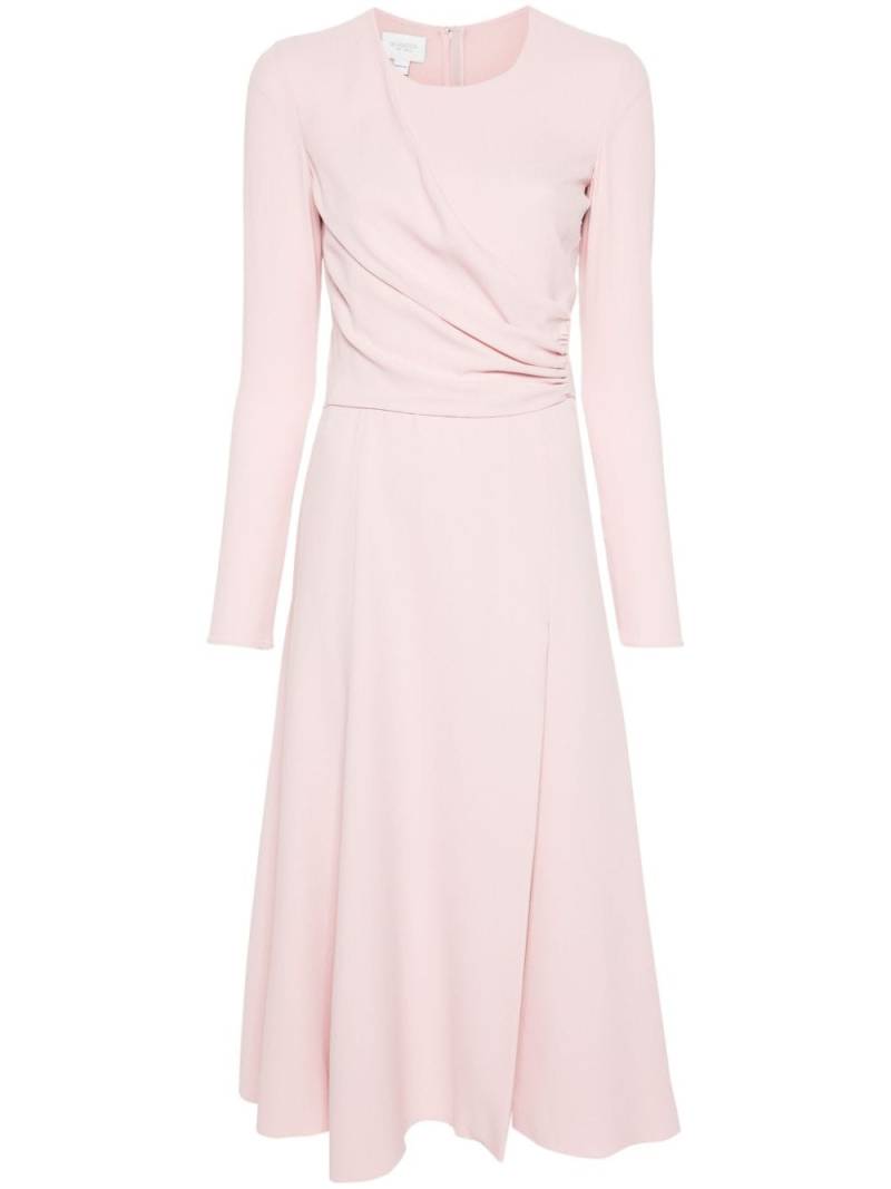 Giambattista Valli draped-panel midi dress - Pink von Giambattista Valli