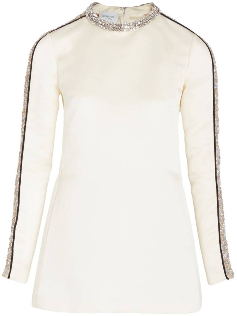 Giambattista Valli duchess sequin embellishment dress - White von Giambattista Valli