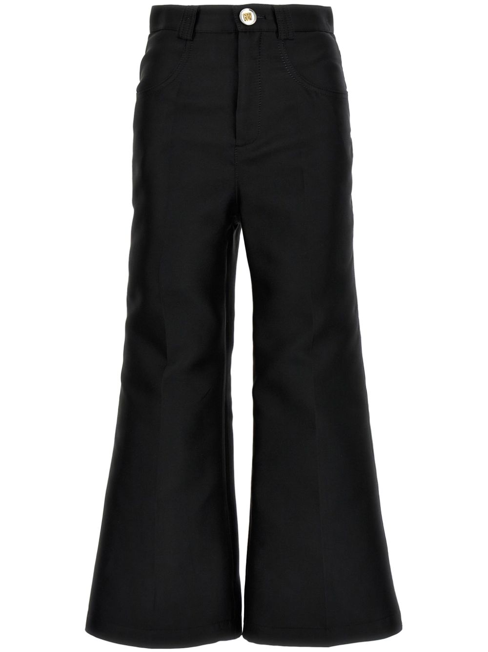 Giambattista Valli flared trousers - Black von Giambattista Valli