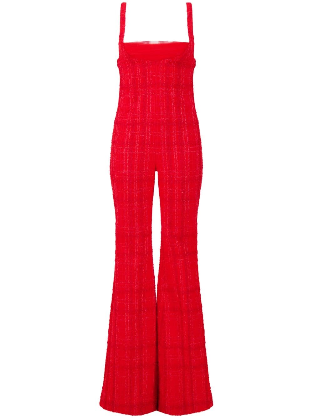 Giambattista Valli flared tweed jumpsuit von Giambattista Valli