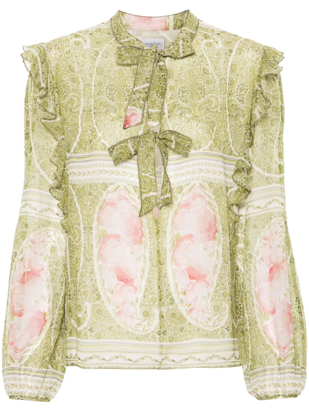 Giambattista Valli floral-print blouse - Green von Giambattista Valli