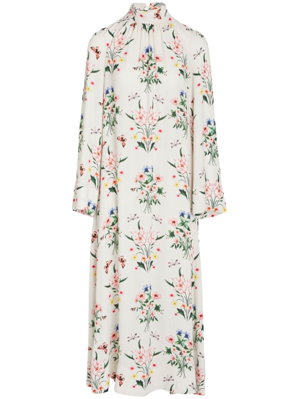 Giambattista Valli floral-print midi-dress - White von Giambattista Valli