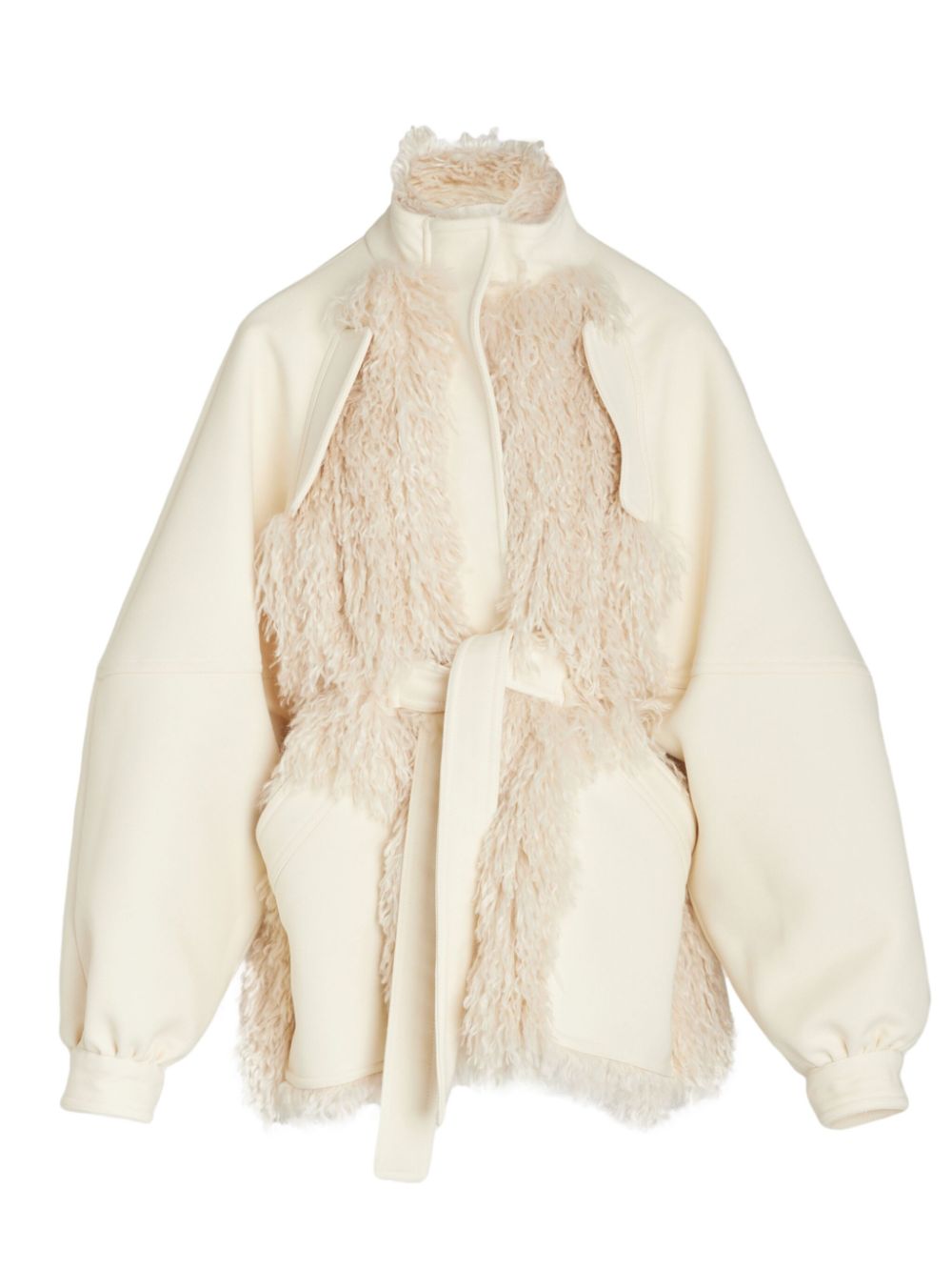 Giambattista Valli gabardine coat - Neutrals von Giambattista Valli