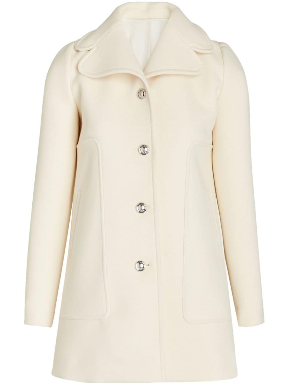 Giambattista Valli gabardine coat - Neutrals von Giambattista Valli