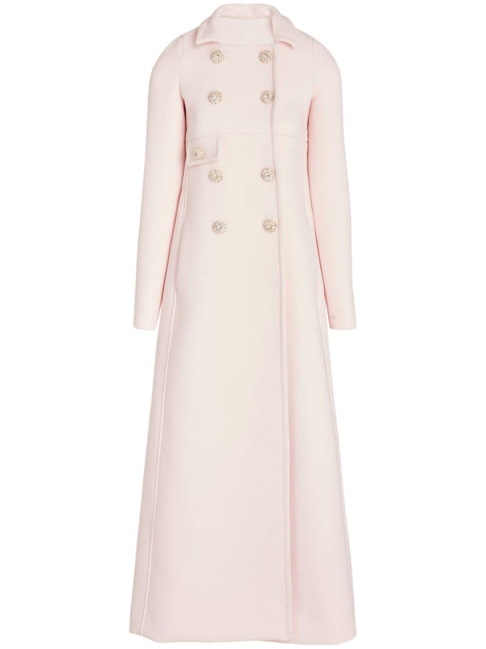 Giambattista Valli gabardine double-breasted coat - Pink von Giambattista Valli