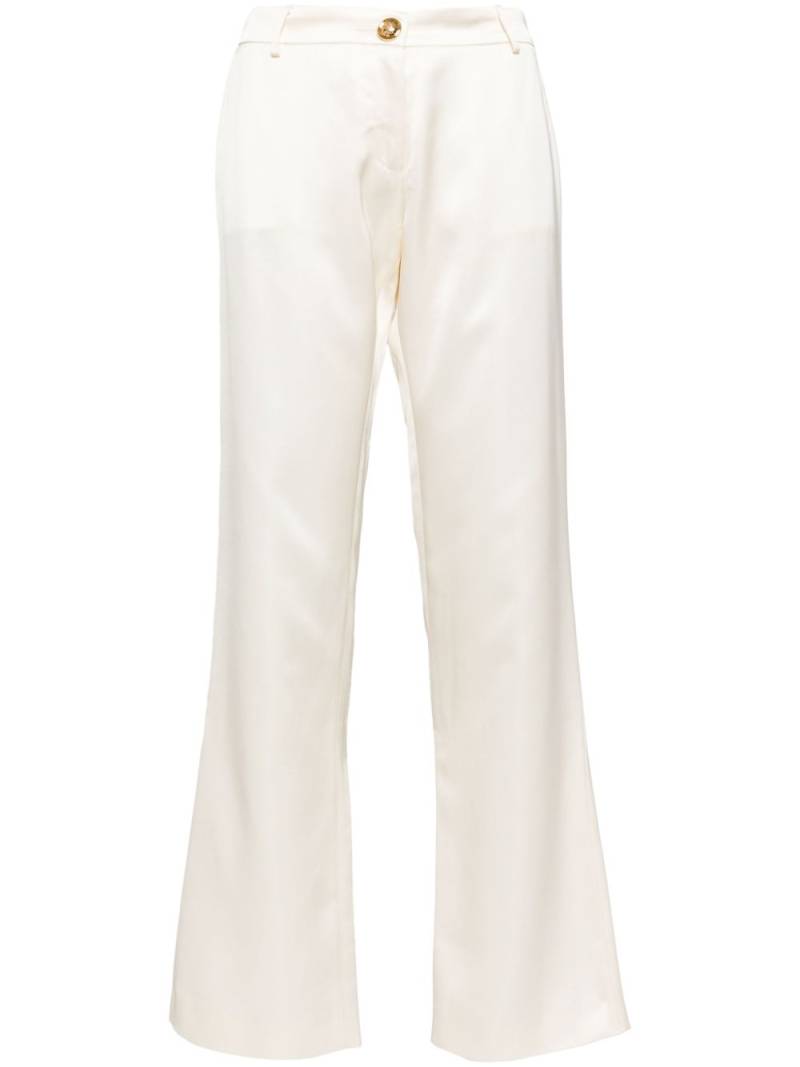 Giambattista Valli gold-tone buttons trousers - Neutrals von Giambattista Valli