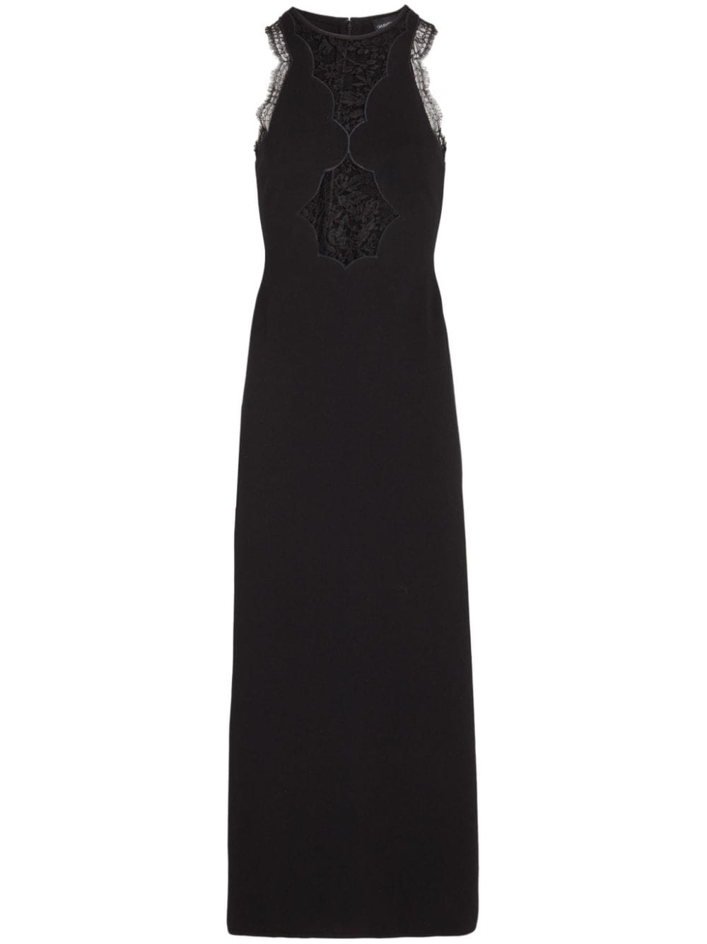 Giambattista Valli lace detailing long dress - Black von Giambattista Valli