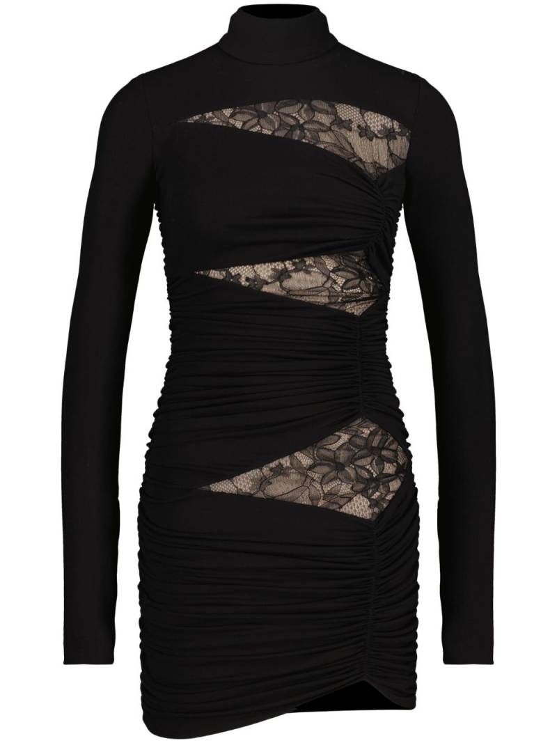 Giambattista Valli lace-panel jersey dress - Black von Giambattista Valli