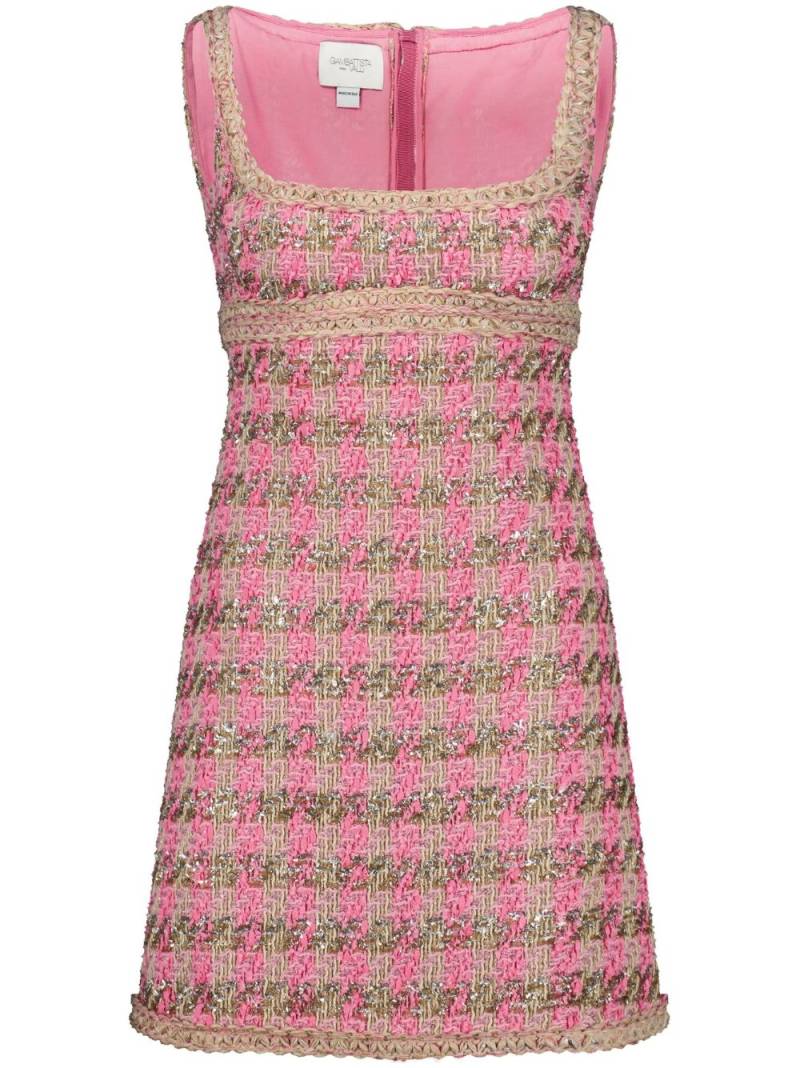 Giambattista Valli lurex tweed minidress - Pink von Giambattista Valli