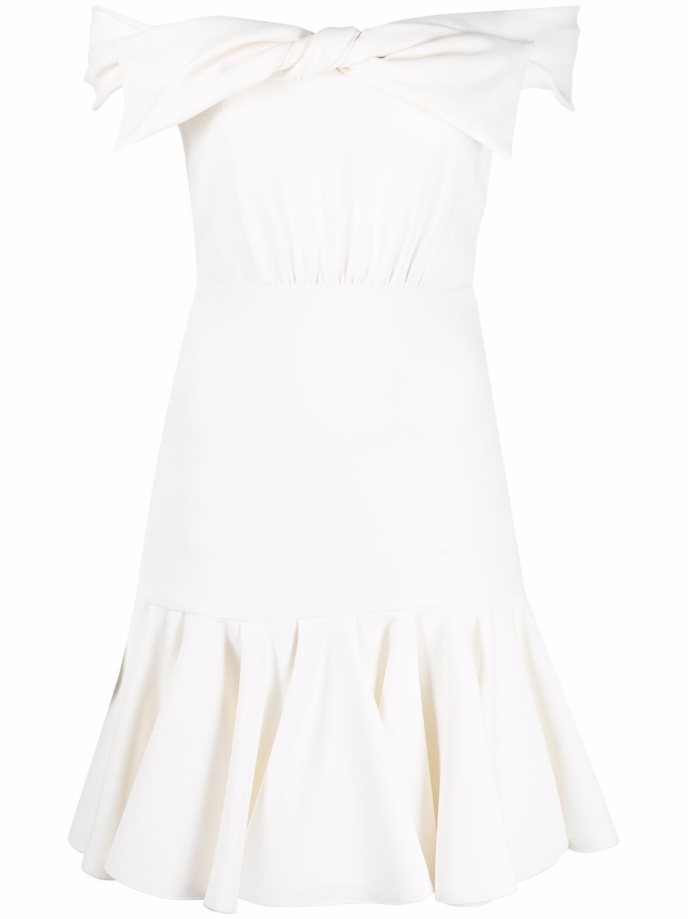 Giambattista Valli off-shoulder bow-detail dress - White von Giambattista Valli