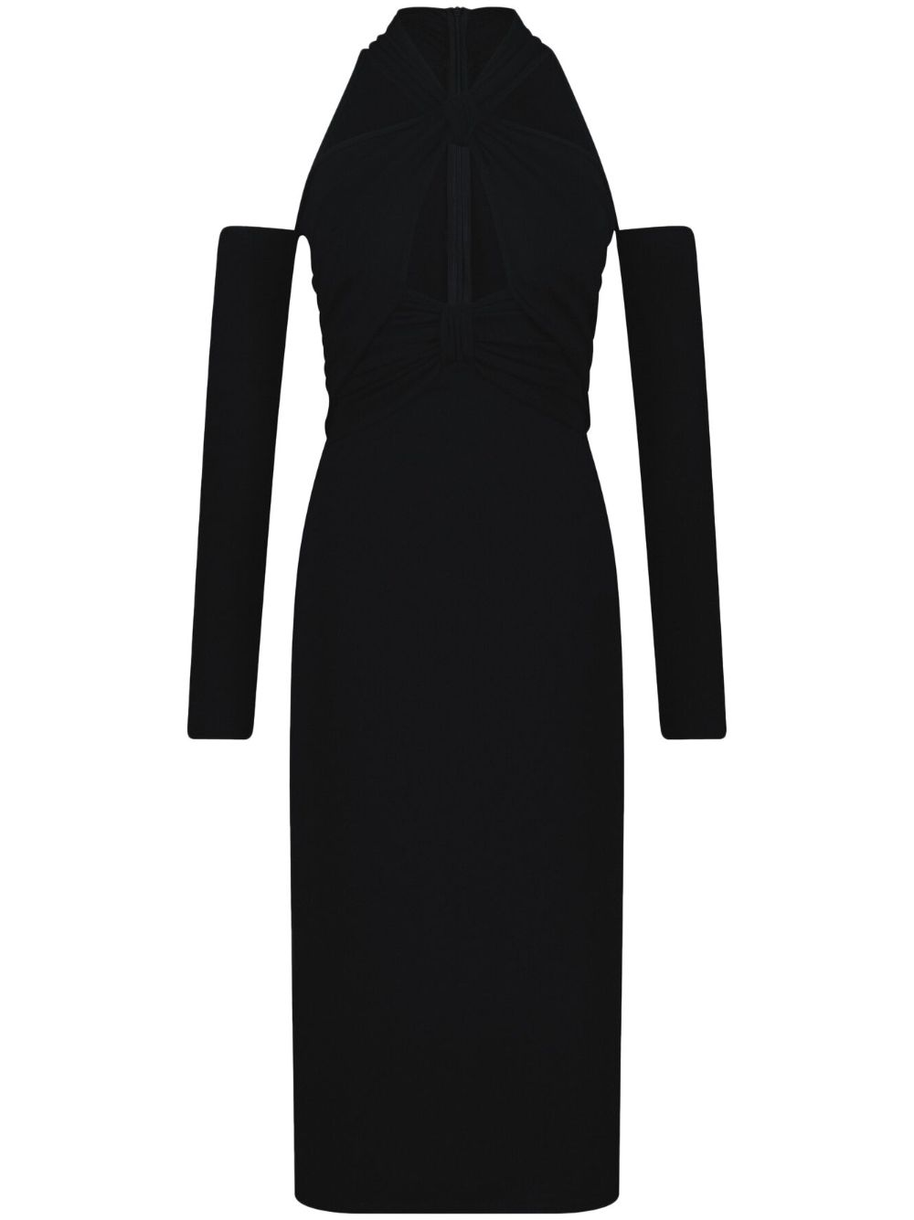 Giambattista Valli off-shoulder knitted dress - Black von Giambattista Valli