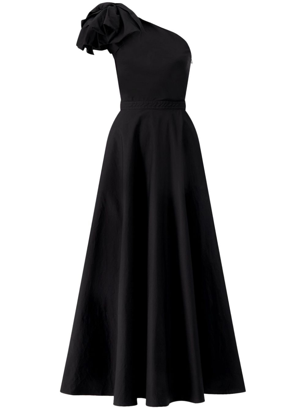 Giambattista Valli one-shoulder bow maxi dress - Black von Giambattista Valli