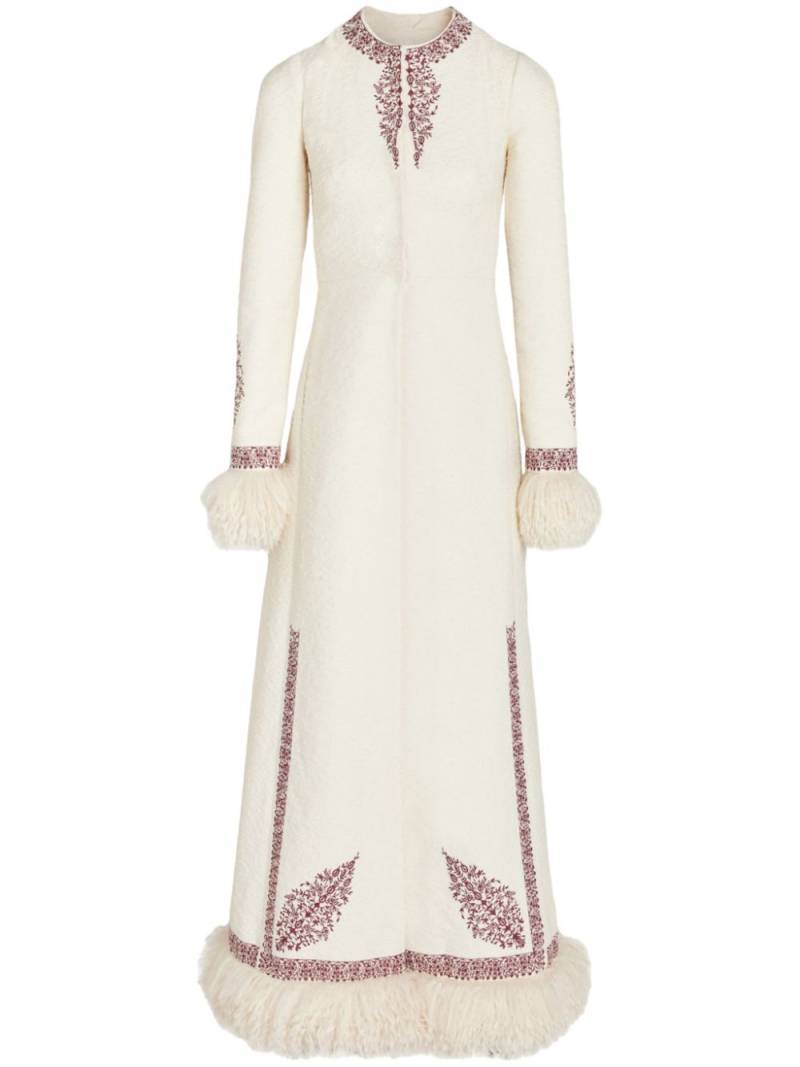 Giambattista Valli paisley-print coat - Neutrals von Giambattista Valli