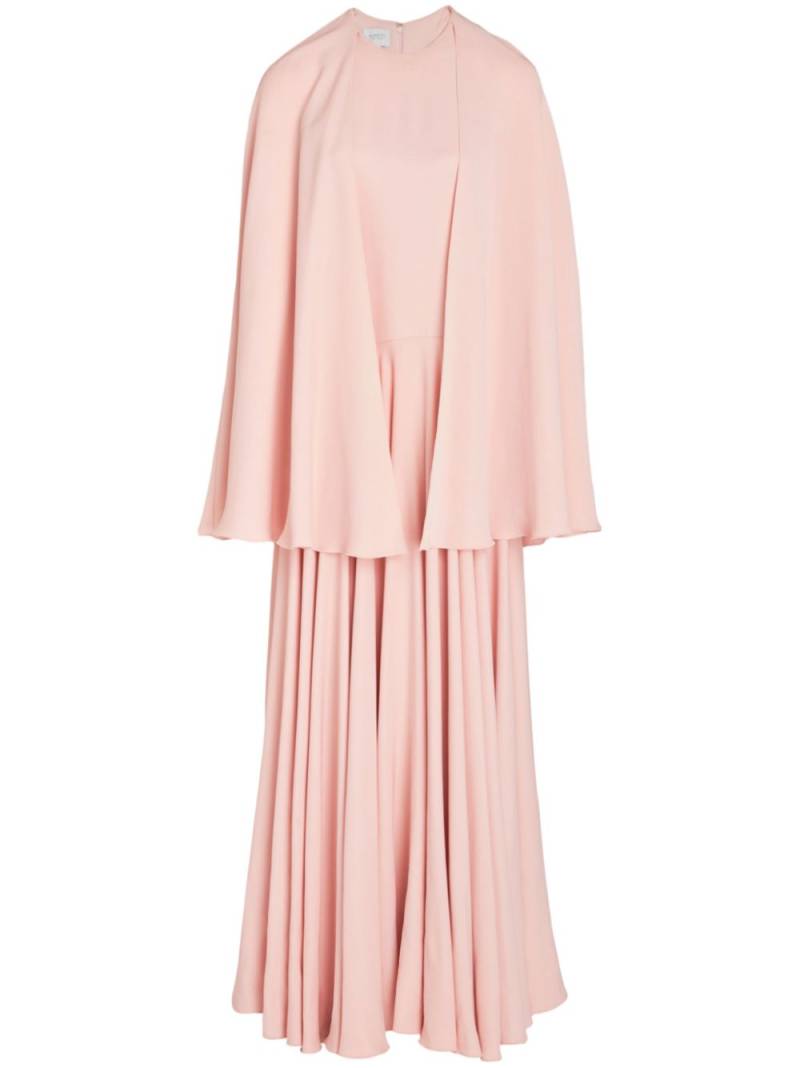 Giambattista Valli pleated cape dress - Pink von Giambattista Valli