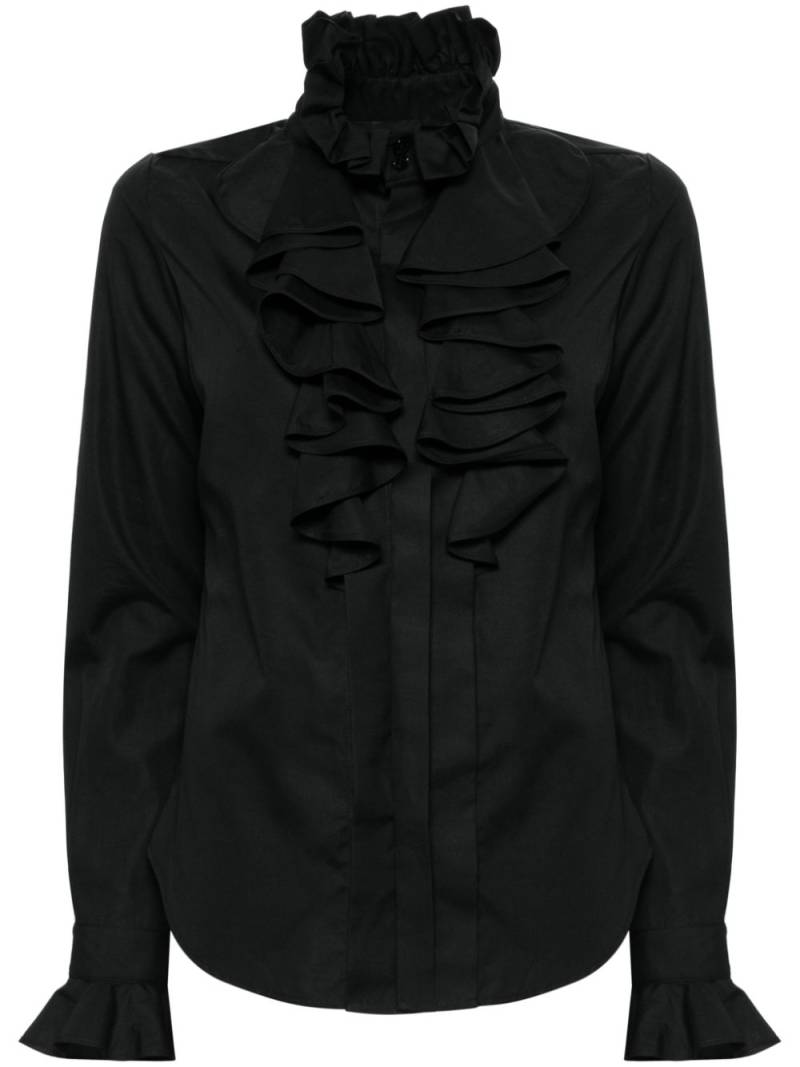 Giambattista Valli ruffle shirt - Black von Giambattista Valli