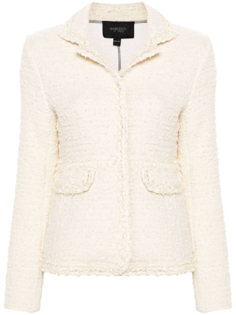 Giambattista Valli tweed jacket - Neutrals von Giambattista Valli