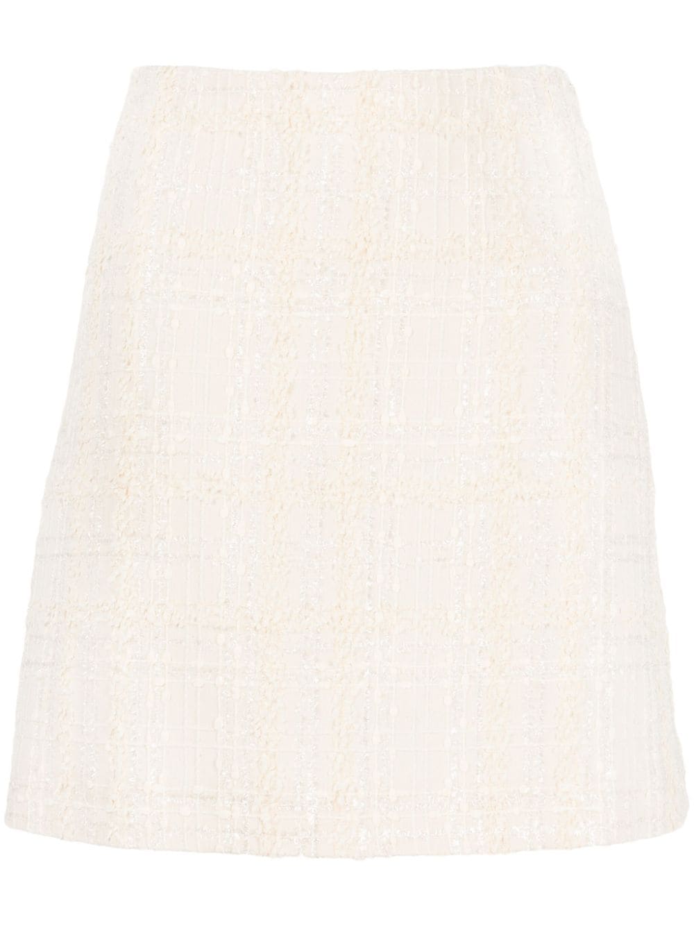 Giambattista Valli tweed mini skirt - Neutrals von Giambattista Valli