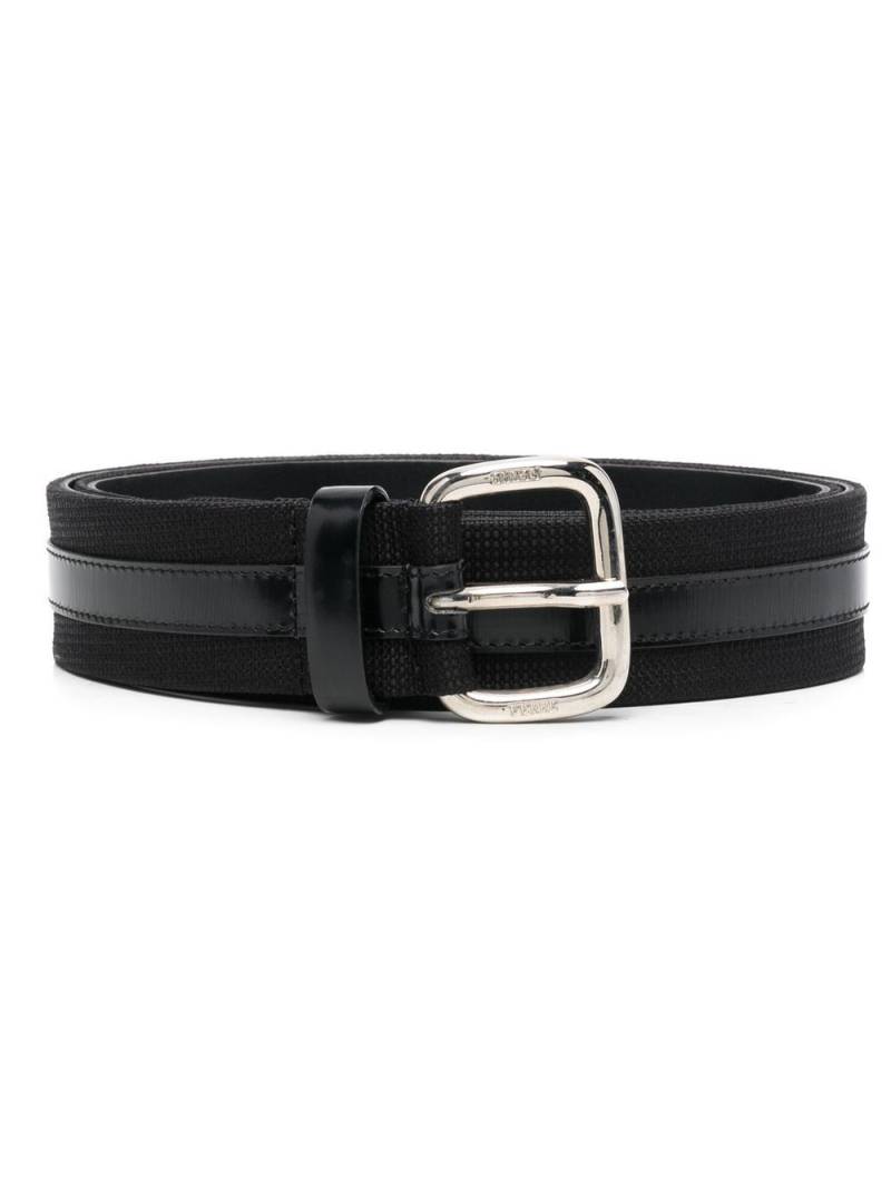 Gianfranco Ferré Pre-Owned 1990s buckled belt - Black von Gianfranco Ferré Pre-Owned