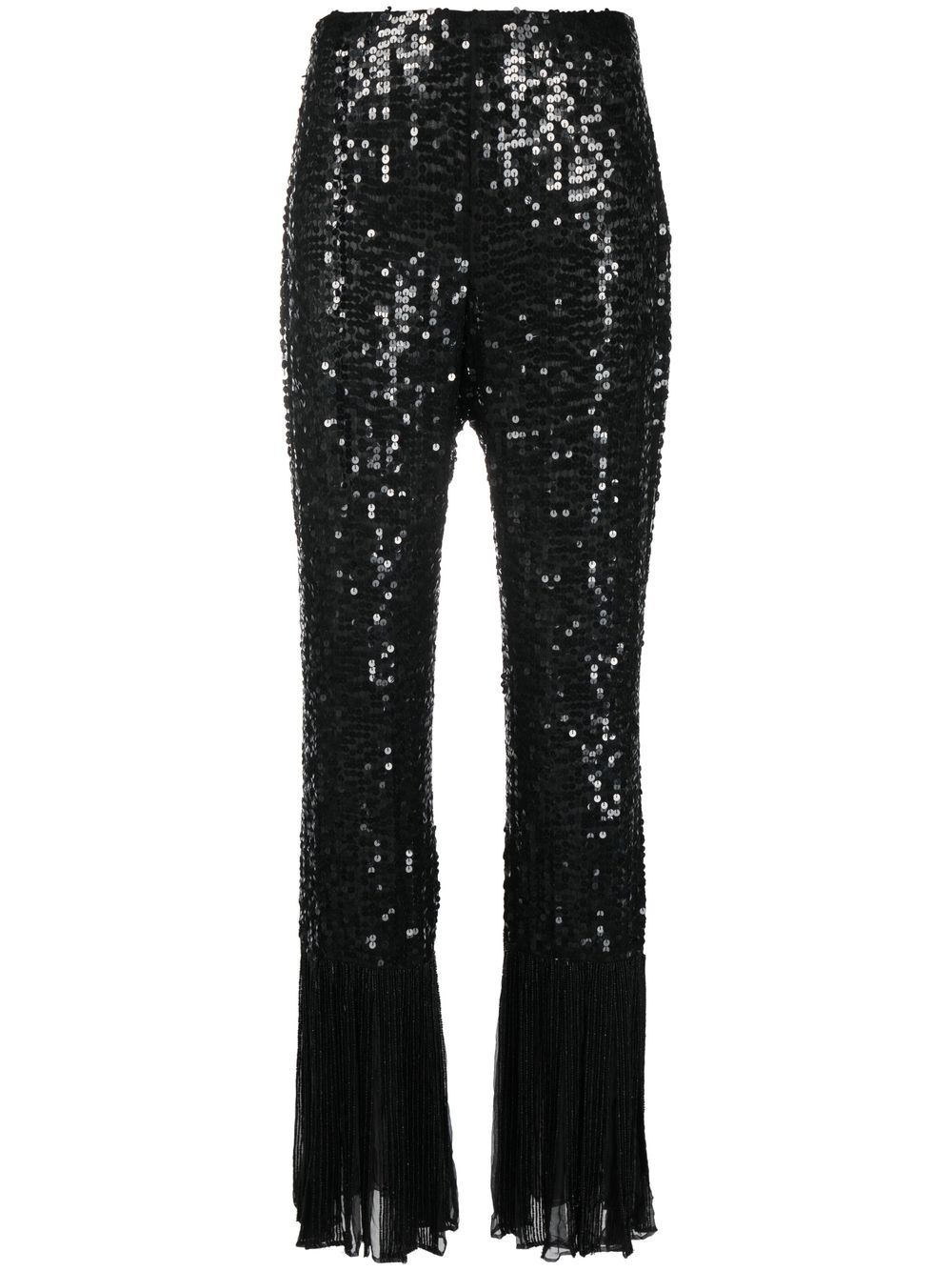 Gianfranco Ferré Pre-Owned 1990s sequin-embellished trousers - Black von Gianfranco Ferré Pre-Owned