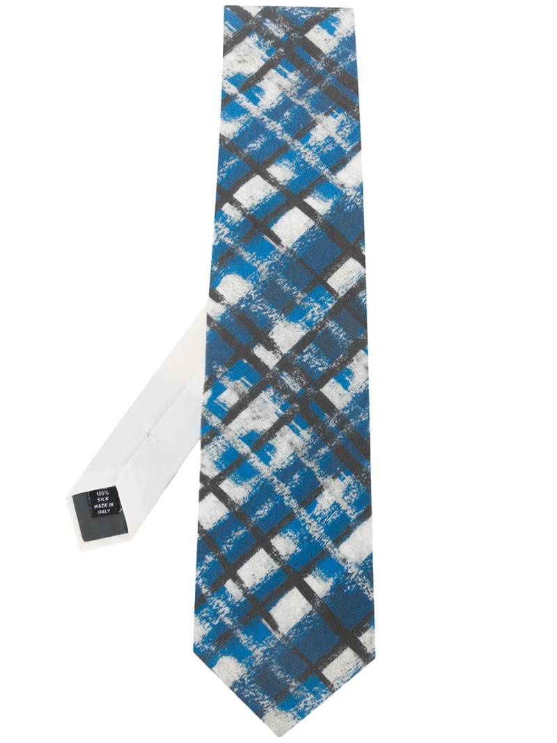 Gianfranco Ferré Pre-Owned 1990s striped print neck tie - Blue von Gianfranco Ferré Pre-Owned