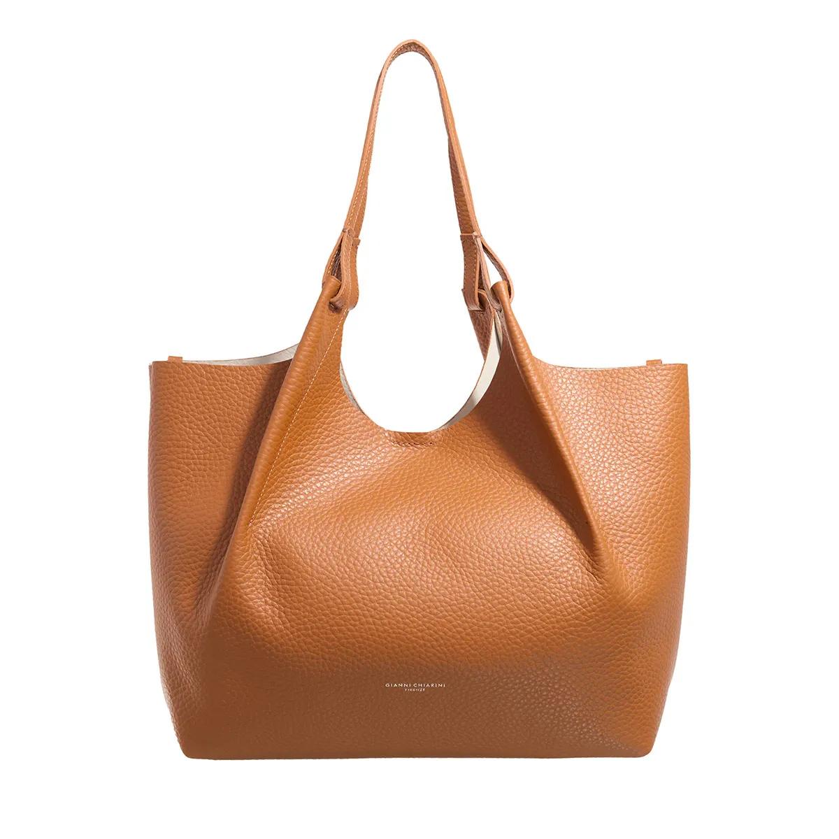 Gianni Chiarini Schultertasche - Dua - Gr. unisize - in Cognacbraun - für Damen von Gianni Chiarini