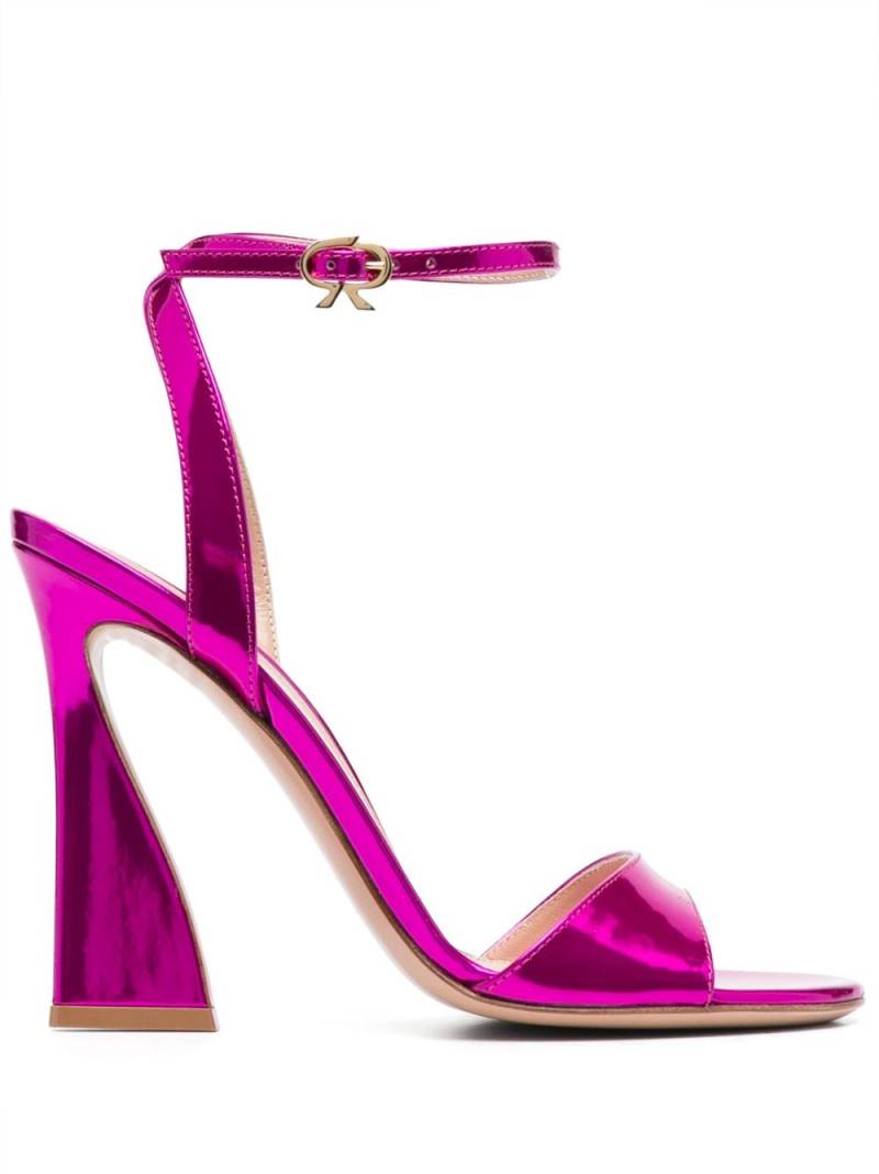 Gianvito Rossi 110mm curved-heel sandals - Pink von Gianvito Rossi