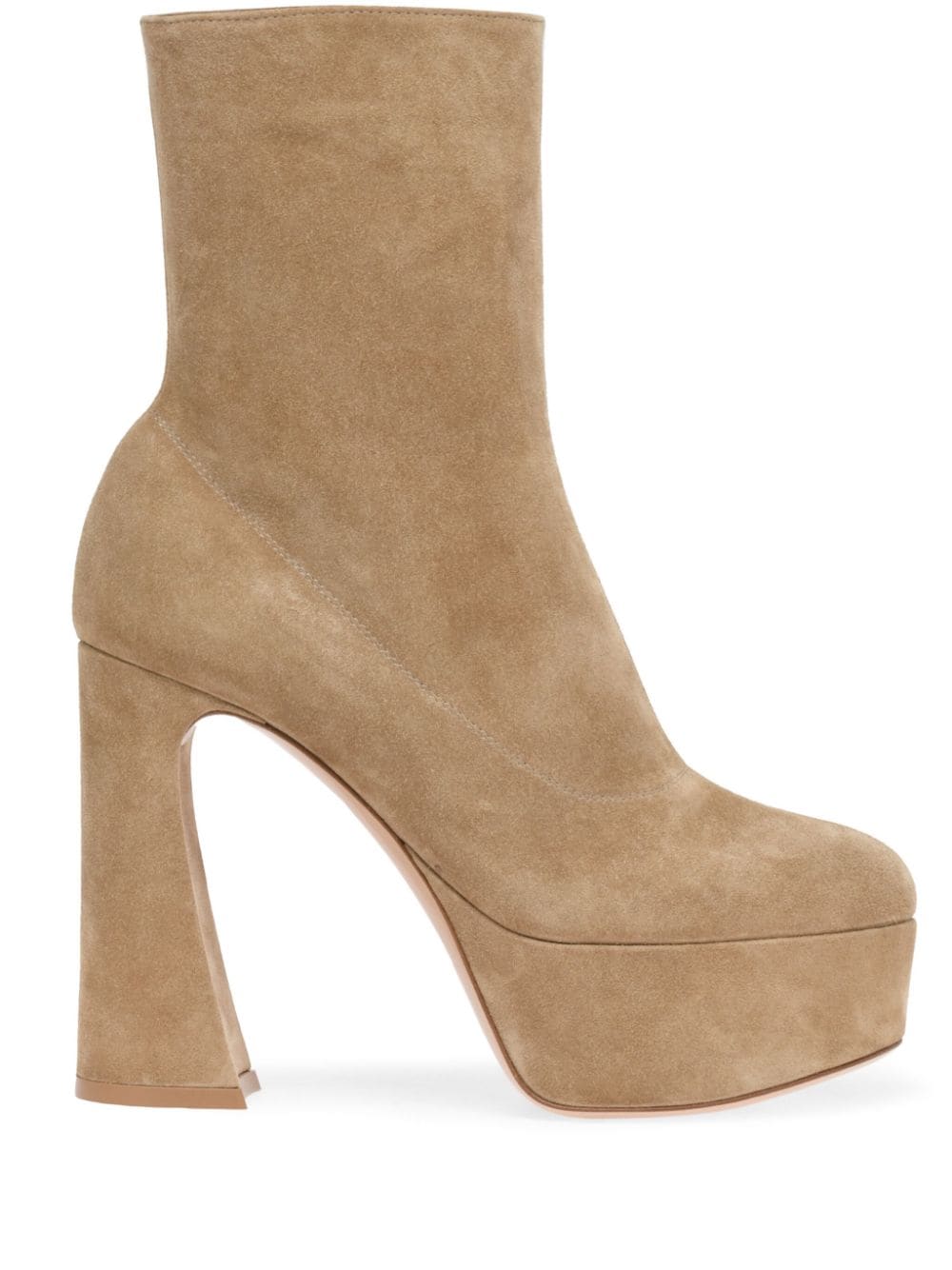 Gianvito Rossi 120mm Holly boots - Neutrals von Gianvito Rossi