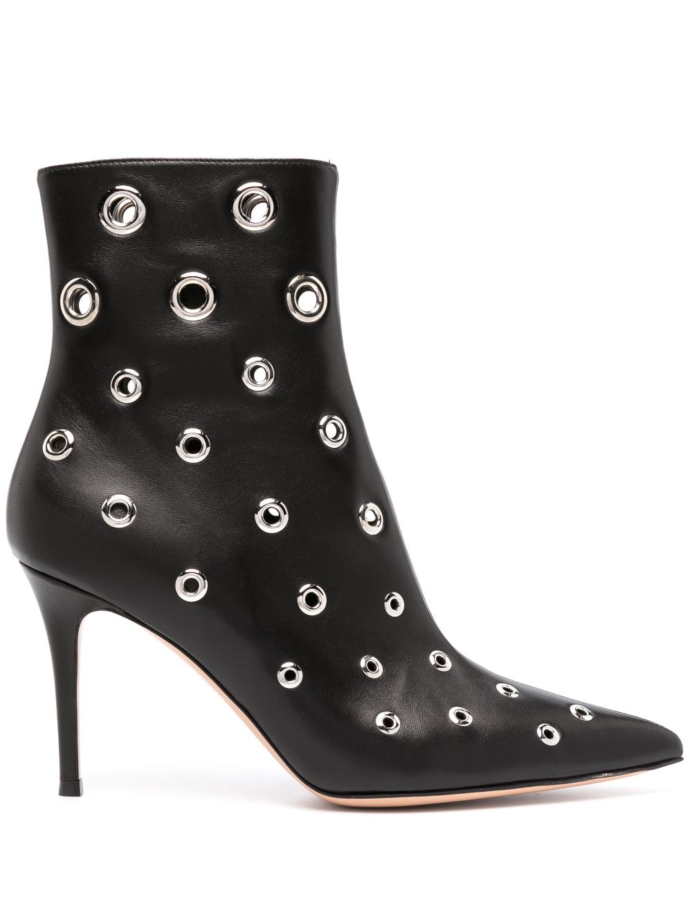 Gianvito Rossi 150mm eyelet-embellished ankle boots - Black von Gianvito Rossi