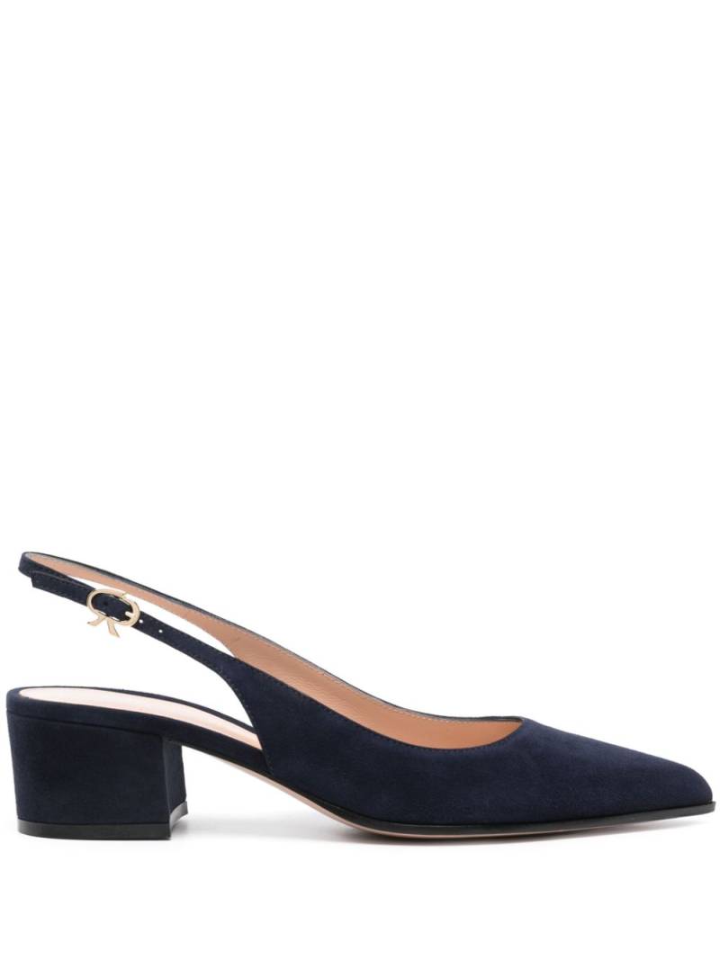 Gianvito Rossi 45mm Piper slingback pumps - Blue von Gianvito Rossi