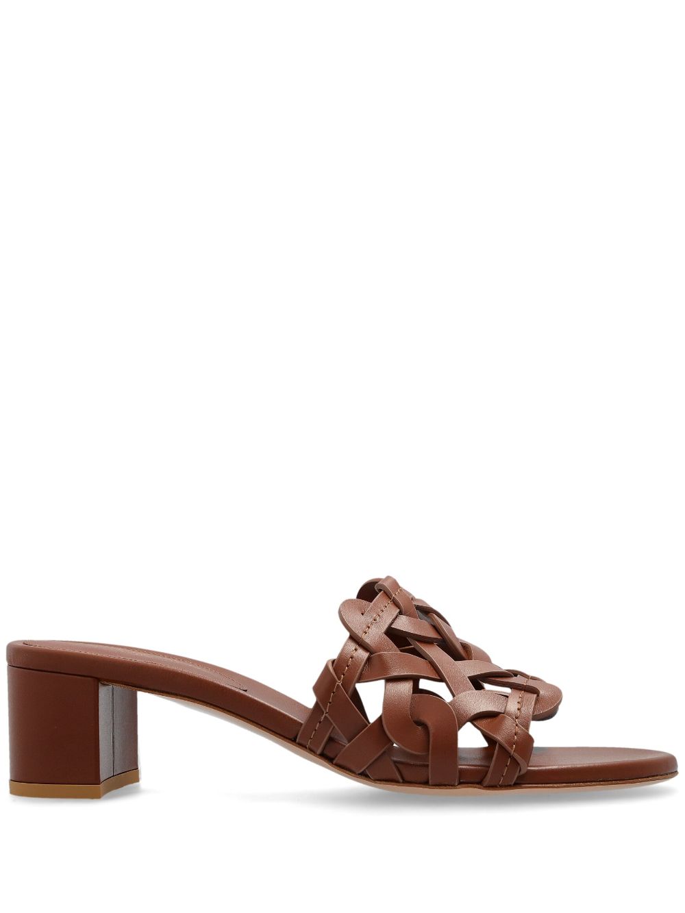 Gianvito Rossi 55mm Amalfi mules - Brown von Gianvito Rossi